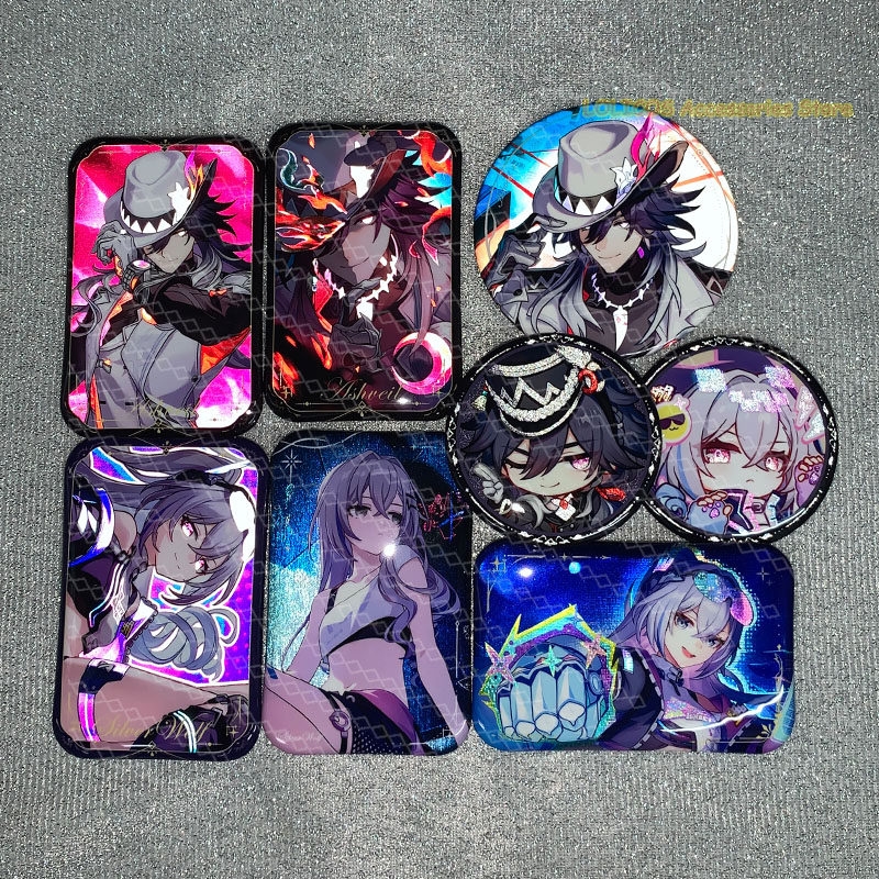 Costume Anime Cosplay - Game La Mancha Ashveil Silver Wolf