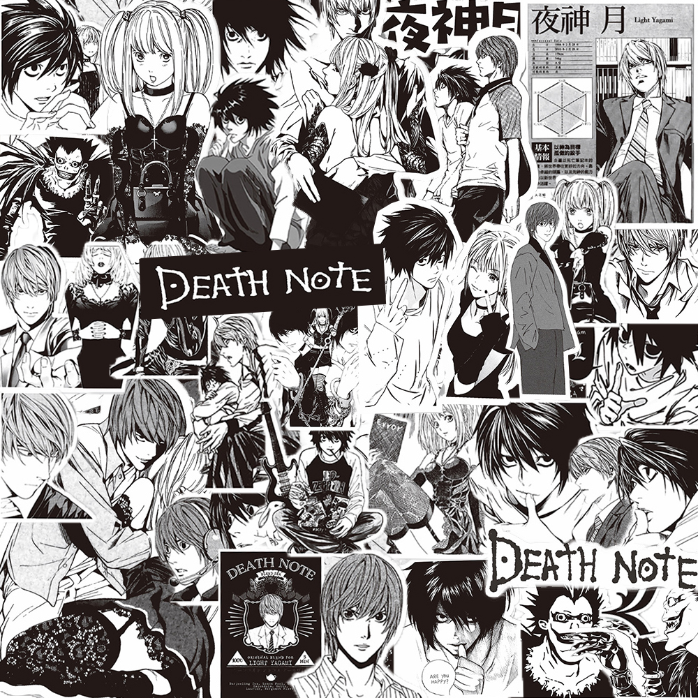 Death Note Replica - 10/30/65pcs Death Note Black White Anime