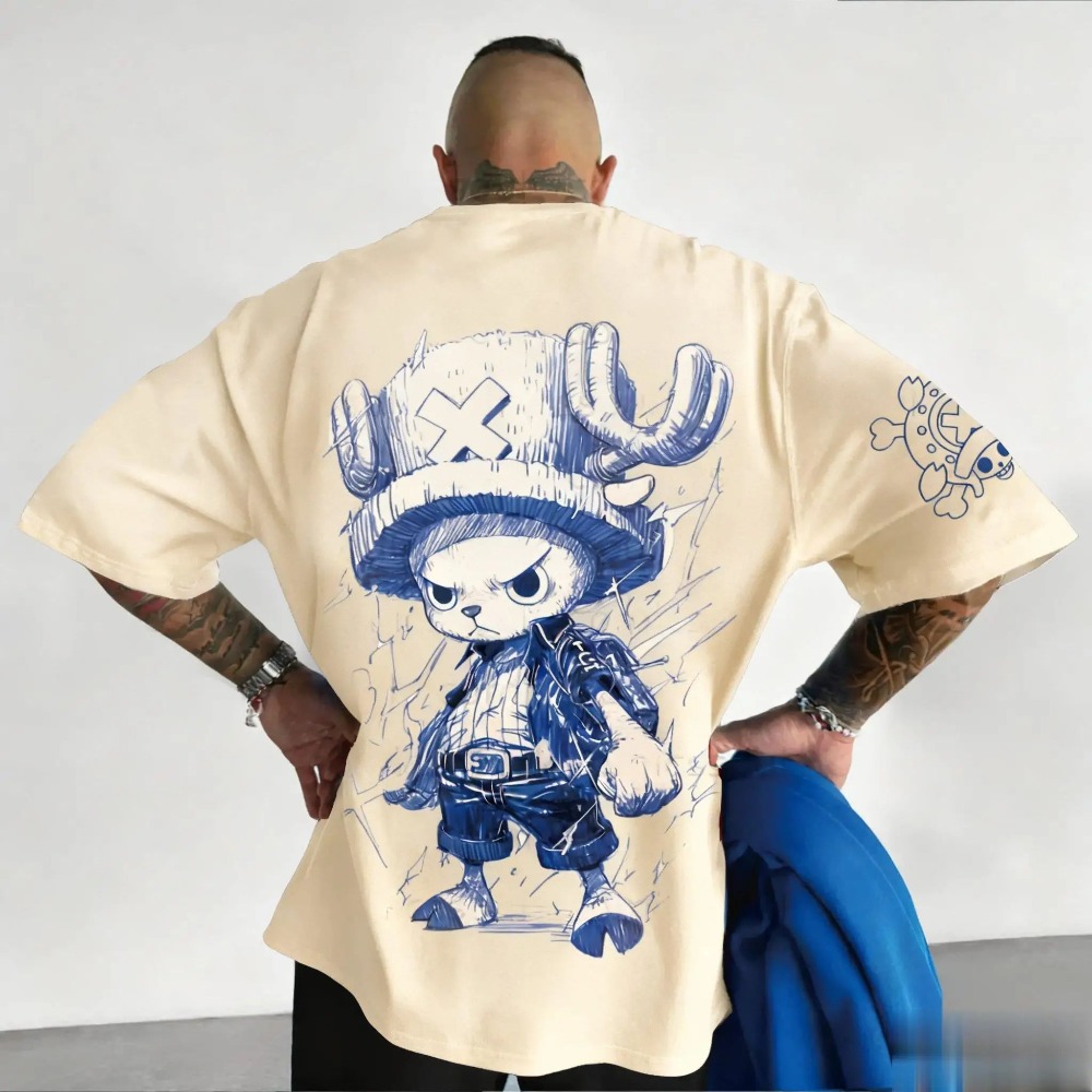 Anime Cosplay And Costumes - ONE PICE Anime Summer T-shirt 2026