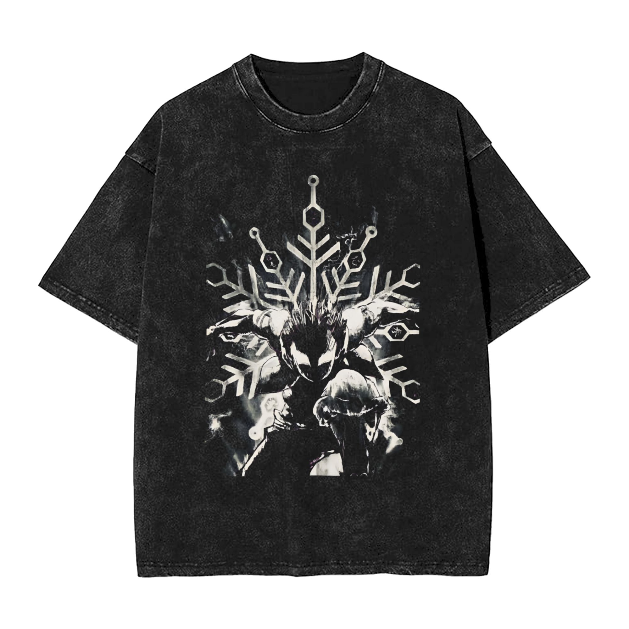 Anime Cosplay Idea - Retro D-Demons Slayers Tshirt Men Streetwear