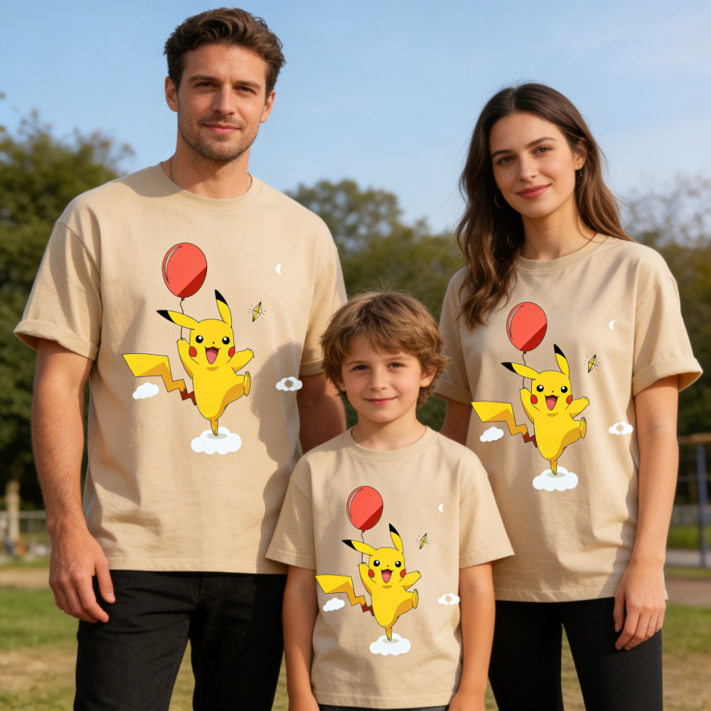 Anime Cosplay Pokemon - 2026 New Cute Pikachu Balloon Print