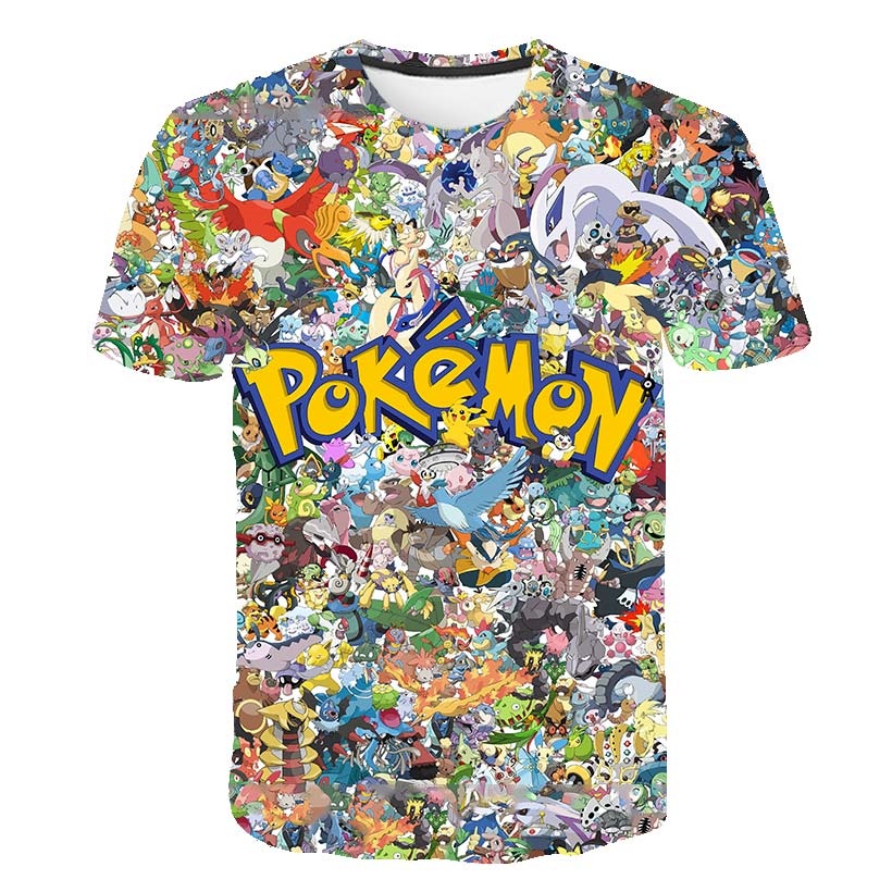Anime Cosplay Pokemon - Pokemon Pikachu Splash Art Black Sleeve