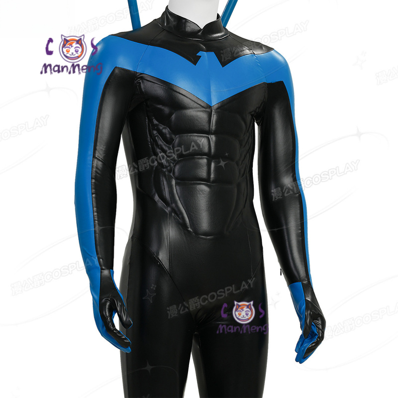 Anime Cosplay With Mask - New Robin Nightwing Cosplay Costume Dick