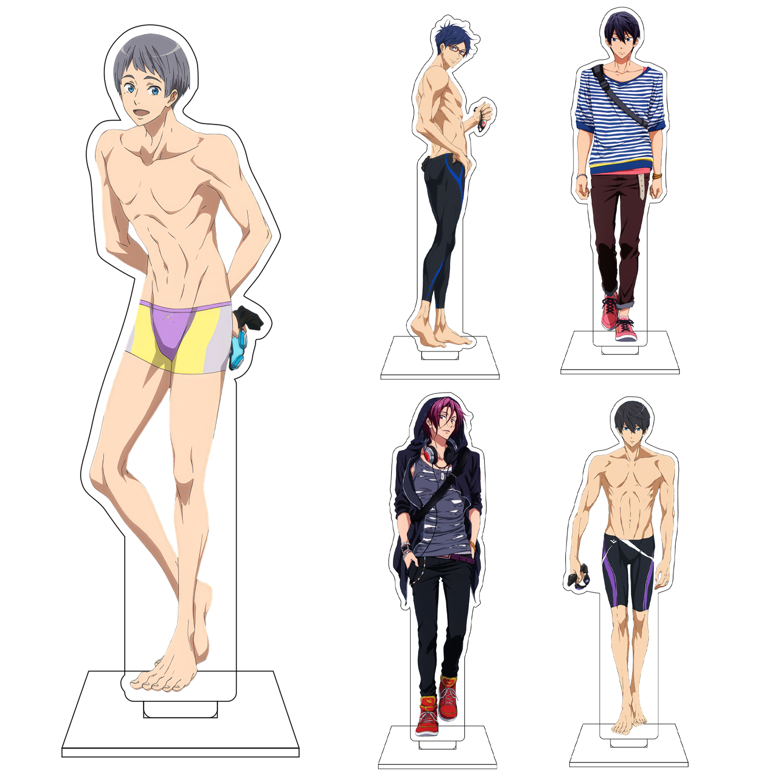 Anime Cosplay And Costumes - 16CM Anime Free! Cosplay Acrylic Stand