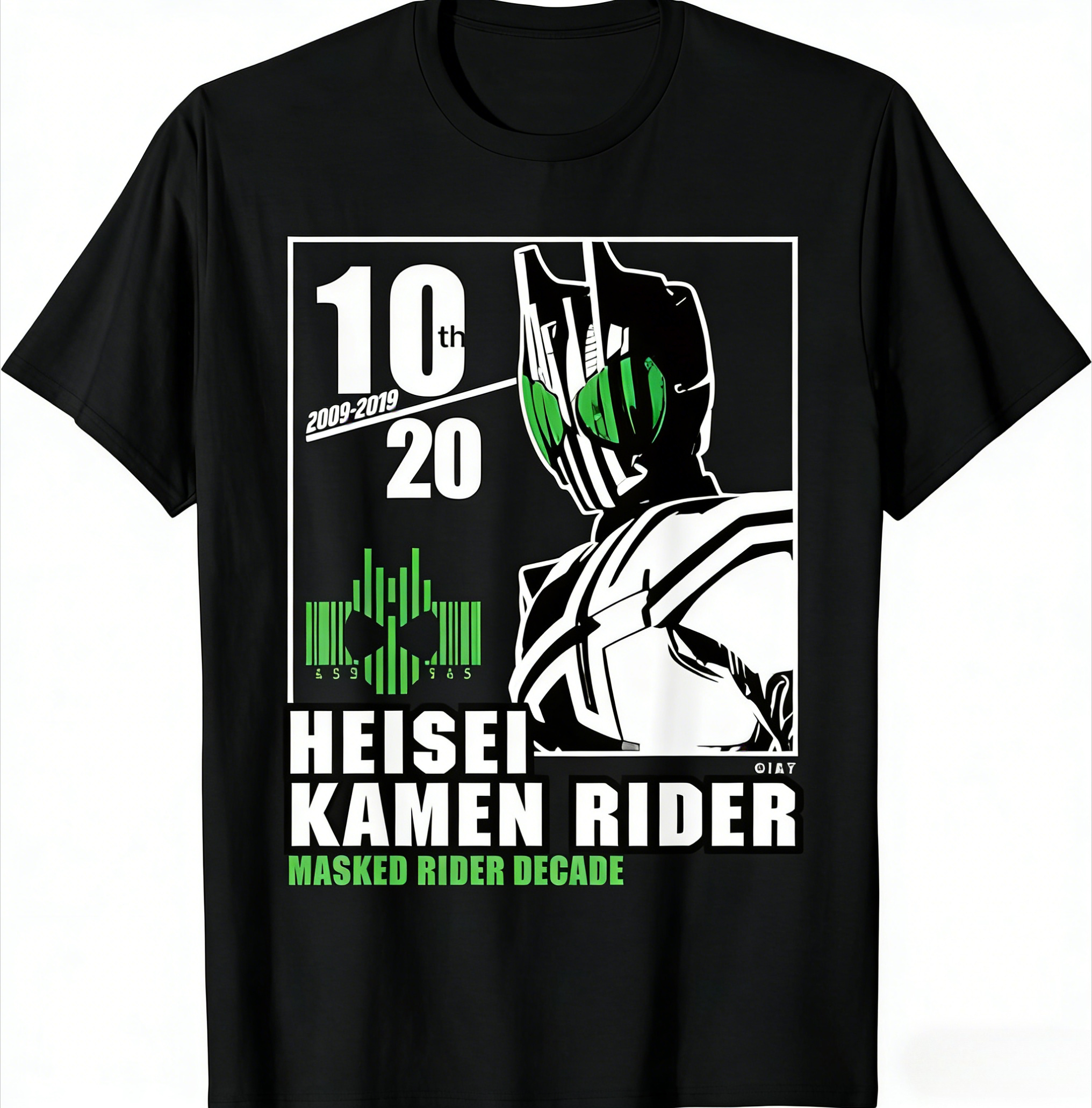 Anime Cosplay Kamen Rider - Kamen Rider Anime Cartoon Print T-Shirt