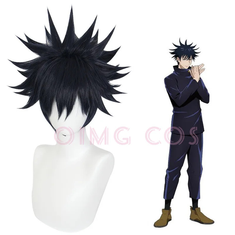 Anime Cosplay Youtube - Jujutsu Kaisen Fushiguro Megumi Cosplay Wig