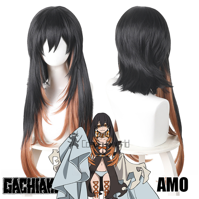 Anime Cosplay Girl With Black Hair - Amo Empool Cosplay Wig Anime Gachiakuta