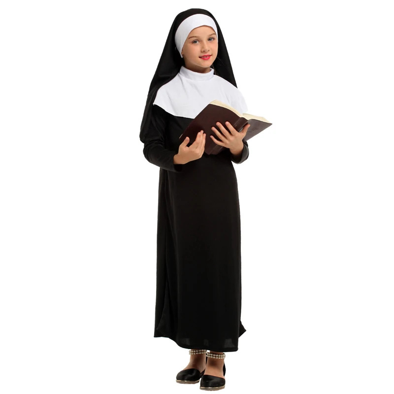 Anime Cosplay Youtube - Kids Child Nun Costume Cosplay for