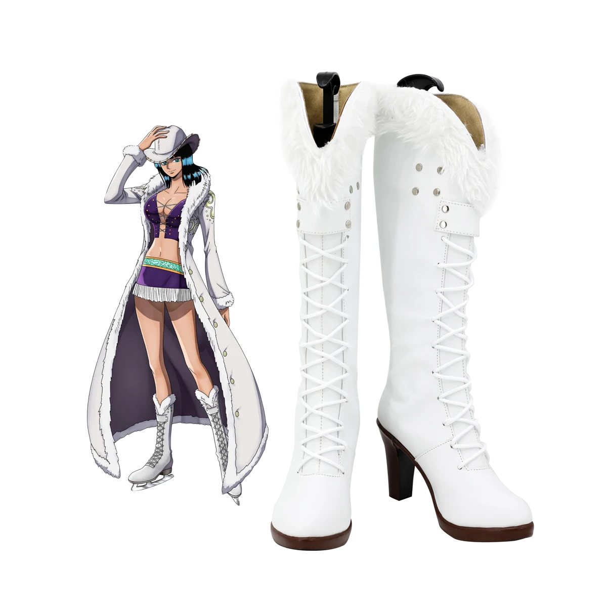 Anime Cosplay Nico Robin - Game Anime Nico Robin Cosplay Boots