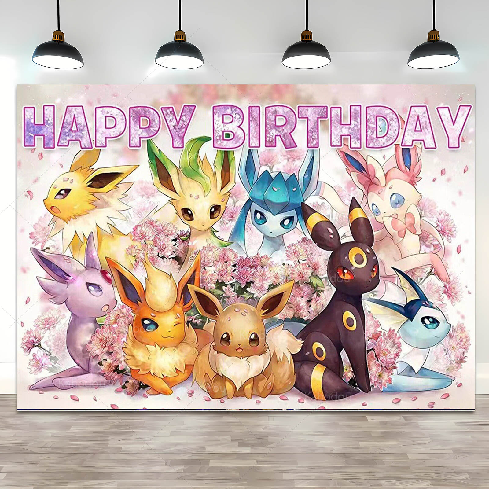 Pokemon Eevee Birthday Party B - Anime Cosplay Pokemon 评论和价格