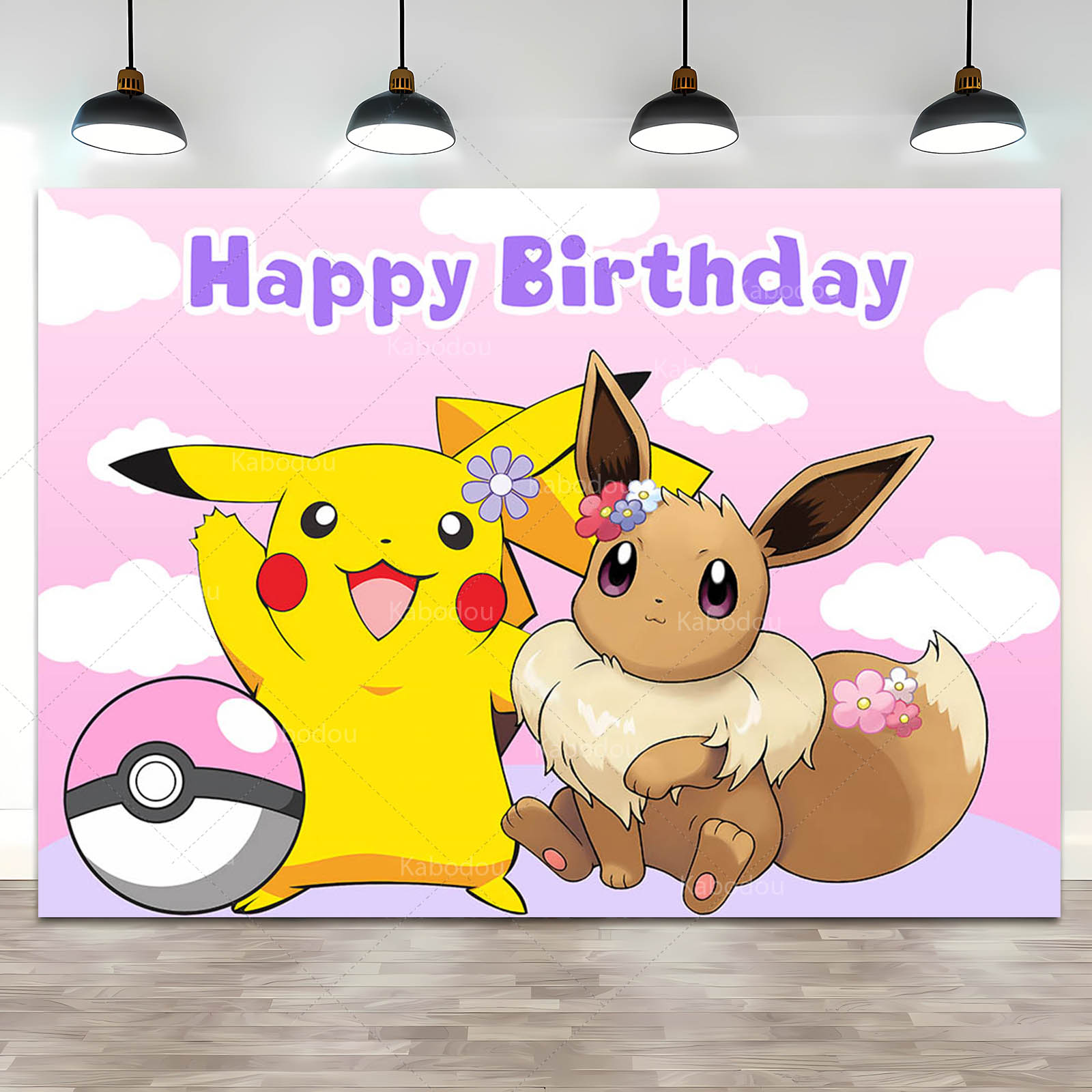 Pokemon Eevee Birthday Party B - Anime Cosplay Pokemon 评论和价格