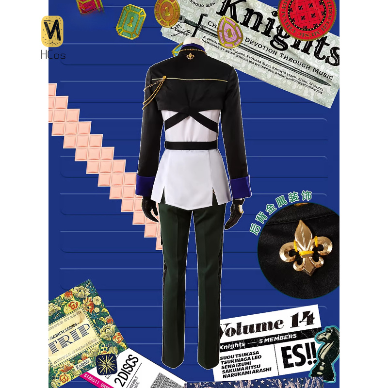 HCos Ensemble Stars knights tr - Anime Cosplay Dress For Men 评论和价格