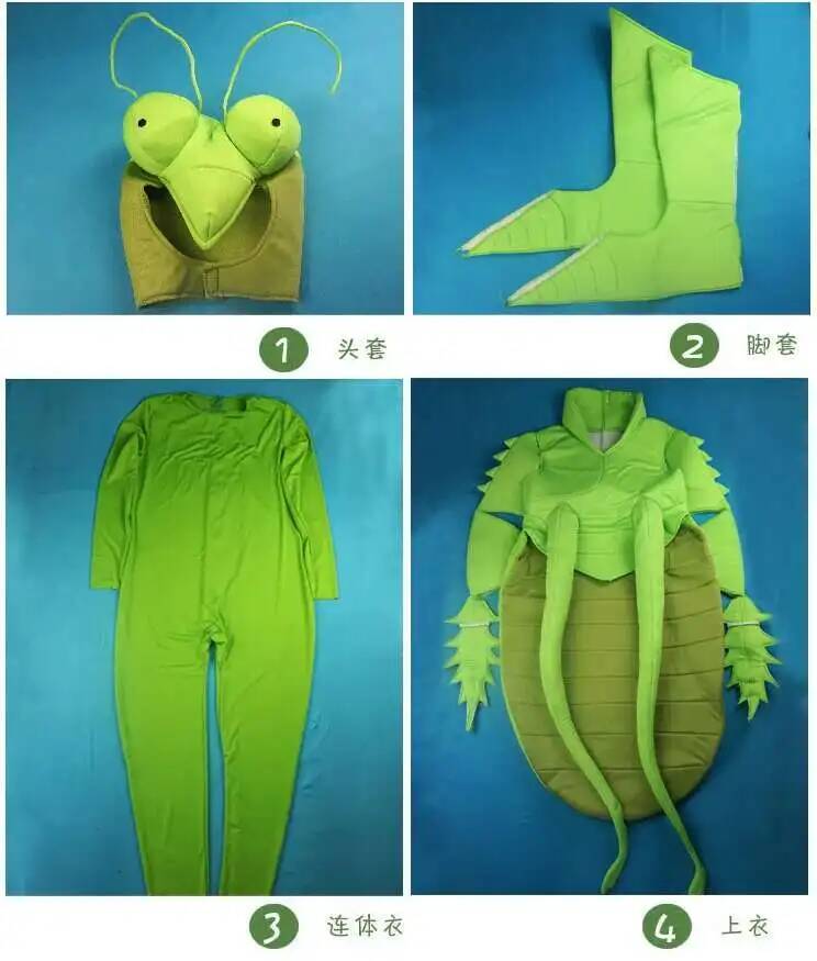 Adult Halloween Green Cricket  - Anime Cosplay Characters 评论和价格