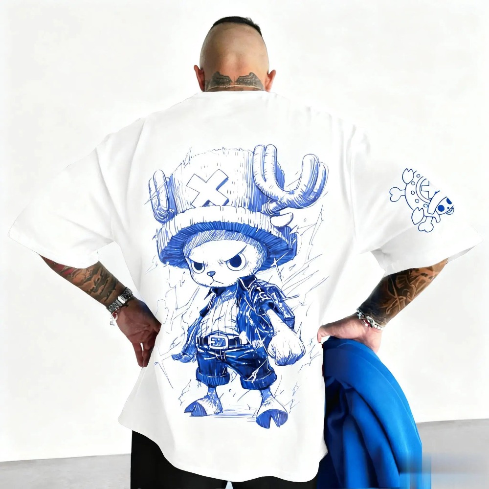 ONE PICE Anime Summer T-shirt  - Anime Cosplay And Costumes 评论和价格