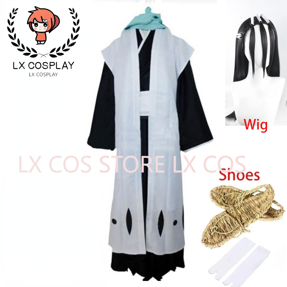 Anime Kuchiki Byakuya Cosplay  - Bleach Captain Coat 评论和价格