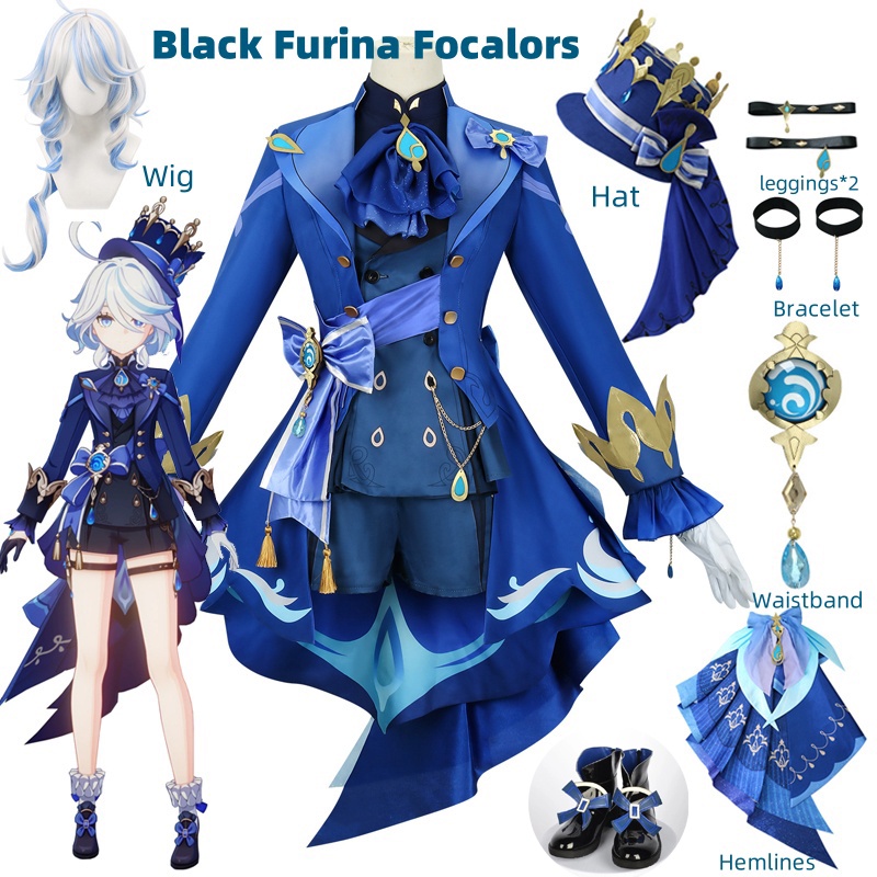 Furina Cosplay Costume Wig Hai - Violet Evergarden Dress 评论和价格