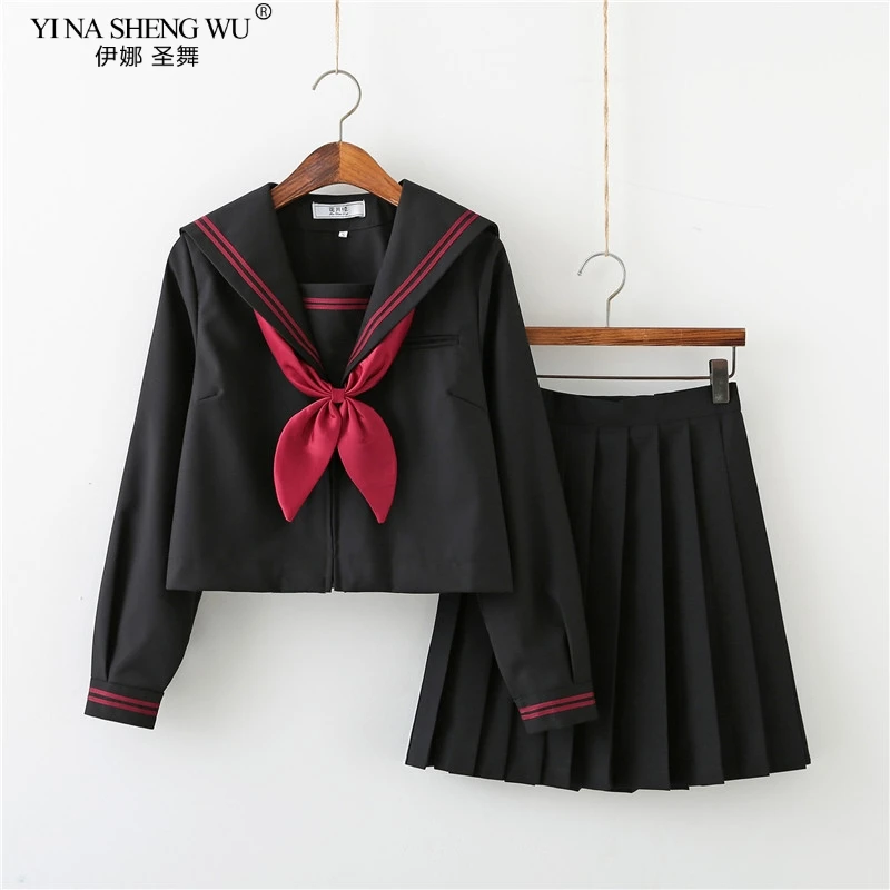 BLACK Orthodox College Style J - Anime Cosplay Korean Girl 评论和价格
