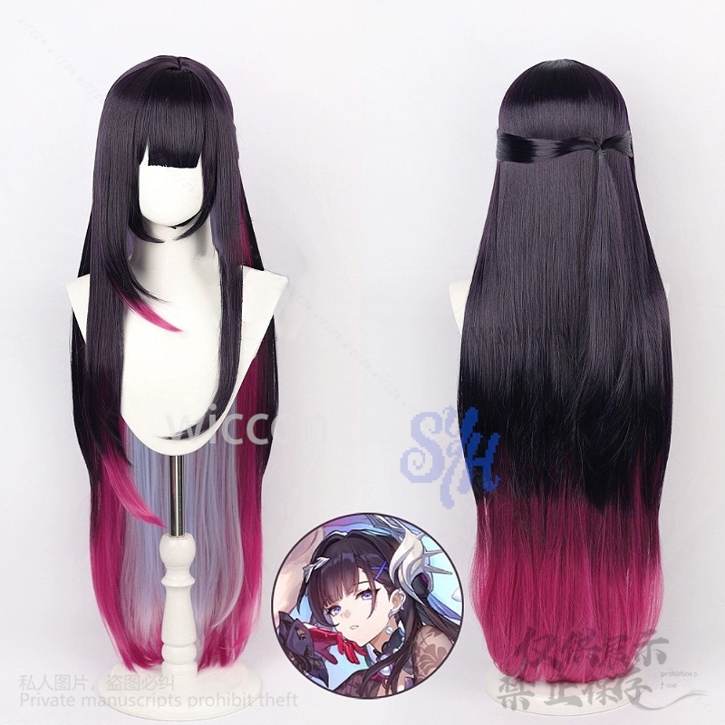 Helektra Cosplay Game Honkai：S - Anime Cosplay Girl With Black Hair 评论和价格