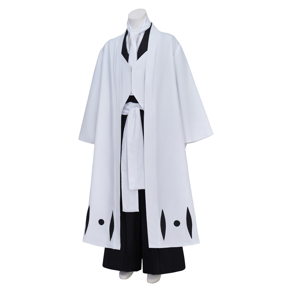 Men Hirako Shinji Cosplay Cost - Bleach Captain Coat 评论和价格
