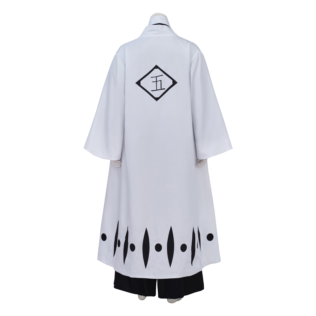 Men Hirako Shinji Cosplay Cost - Bleach Captain Coat 评论和价格