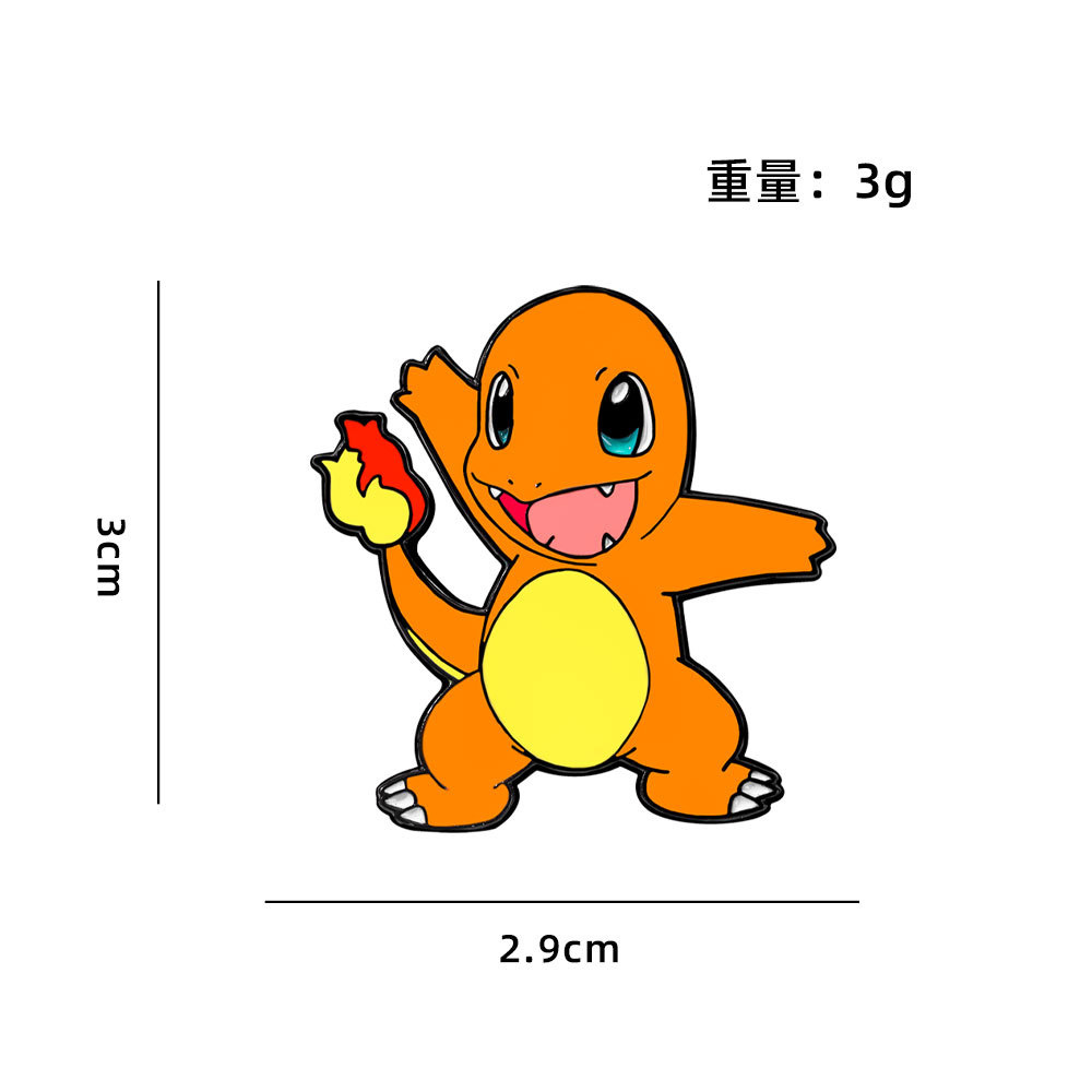 4Pcs Pokemon Enamel Pins Set,  - Anime Cosplay Pokemon 评论和价格
