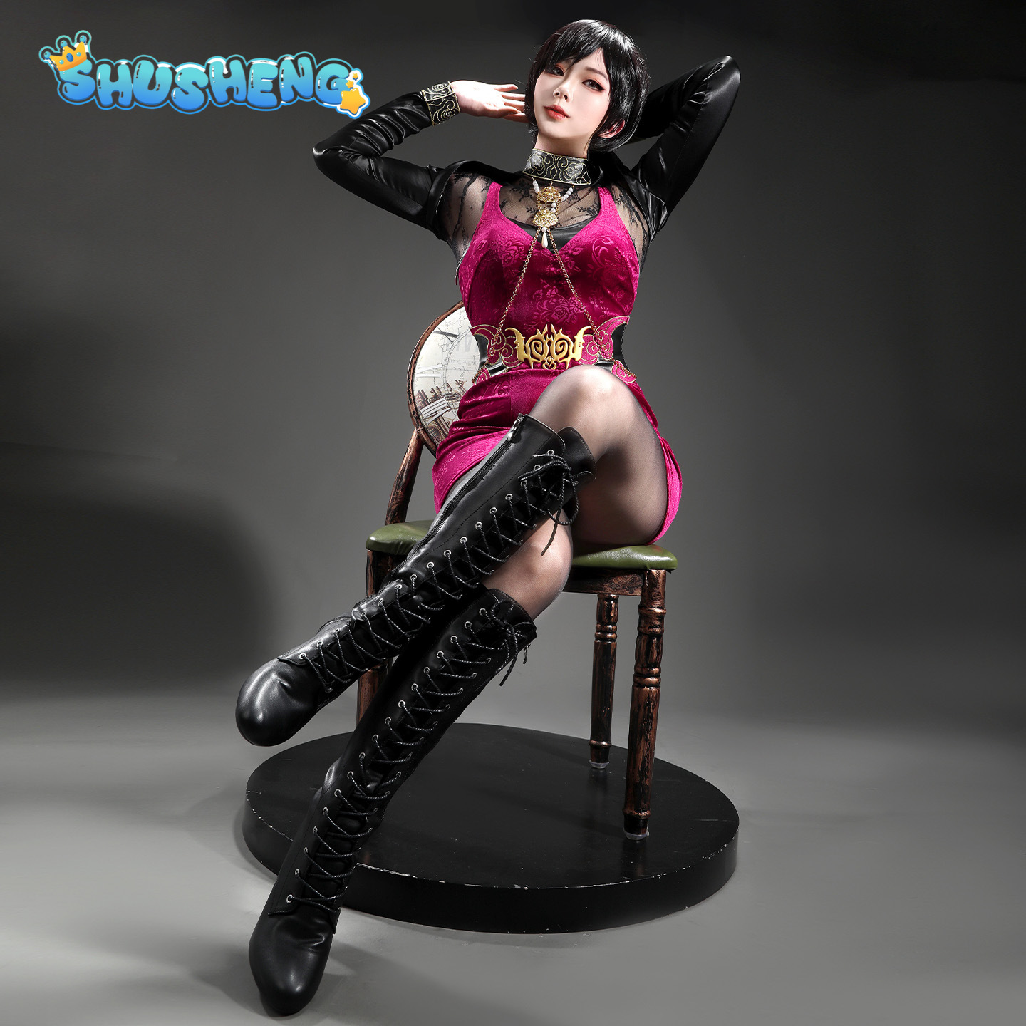 Ada Wong 30th anniversary Resi - Anime Cosplay Dress For Men 评论和价格