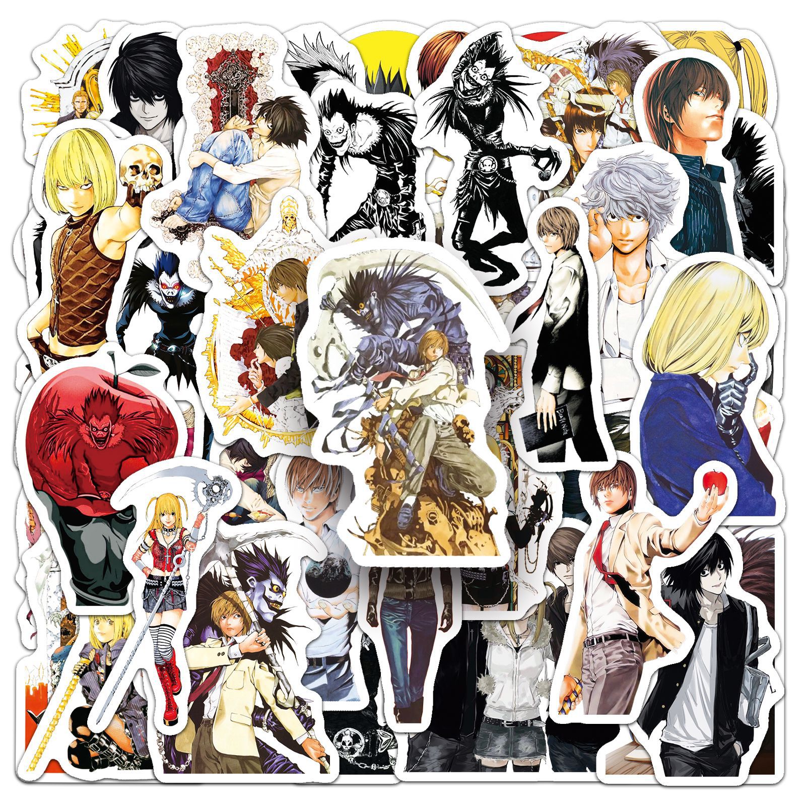 50PCS Death Note Stickers Yaga - Death Note Replica 评论和价格