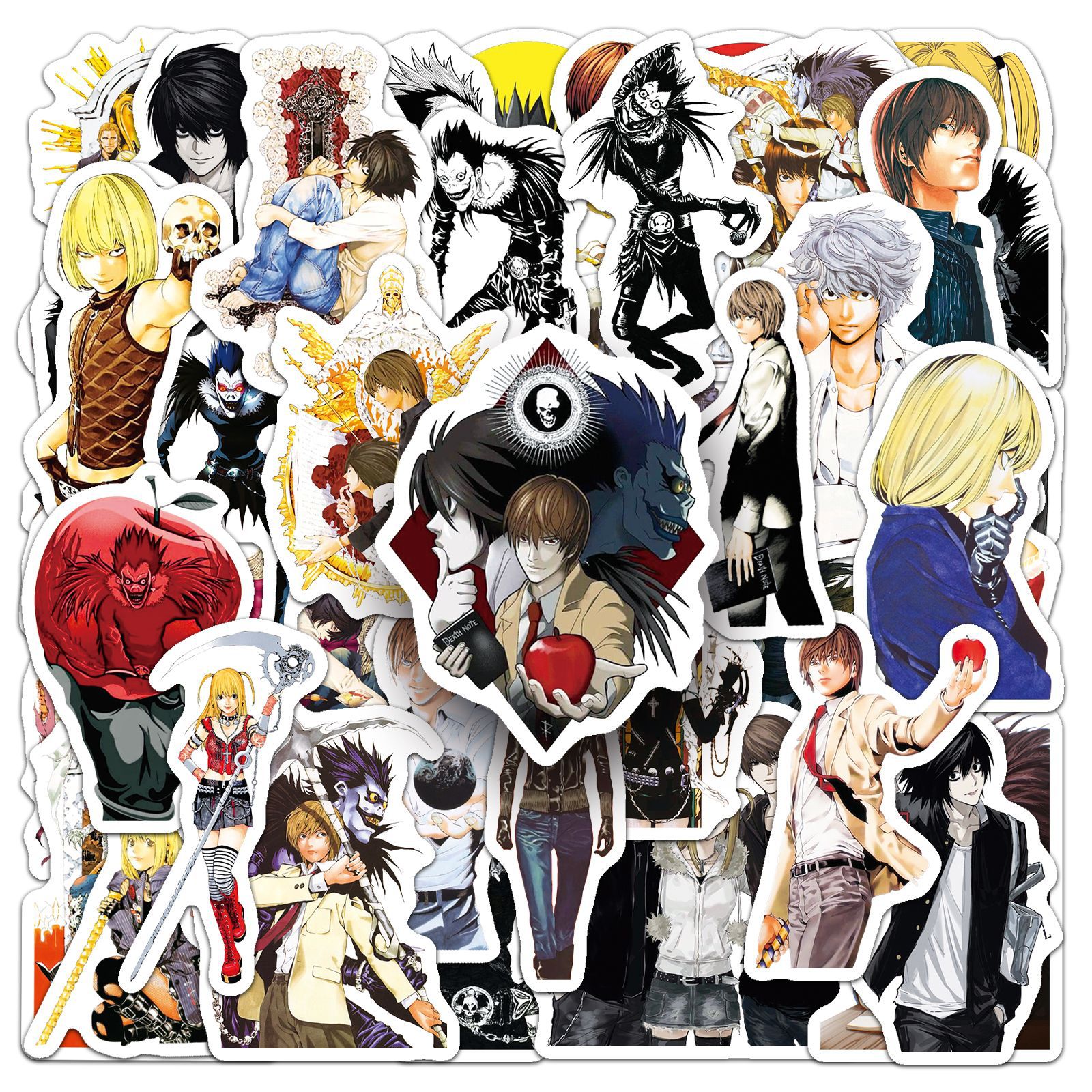 50PCS Death Note Stickers Yaga - Death Note Replica 评论和价格