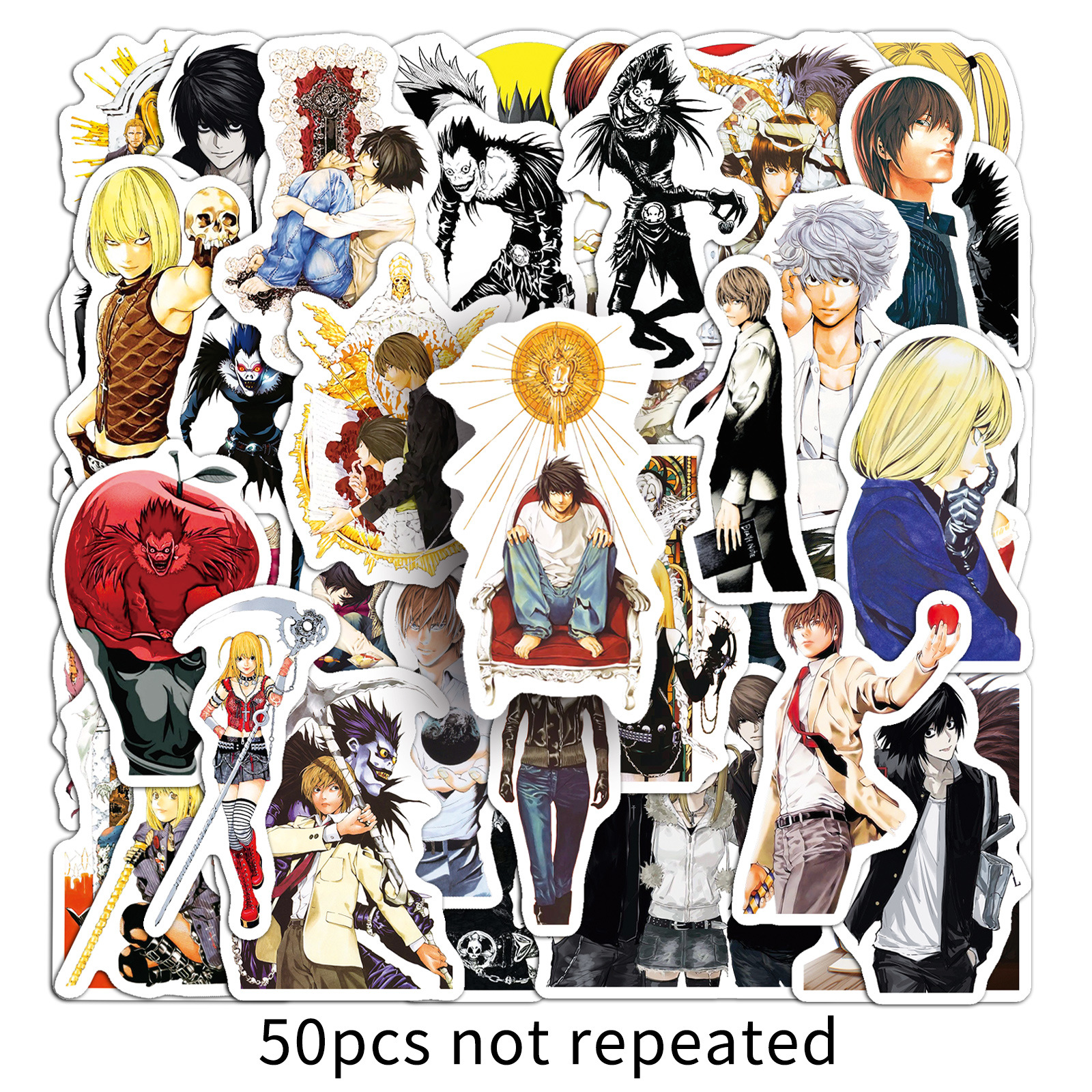 50PCS Death Note Stickers Yaga - Death Note Replica 评论和价格