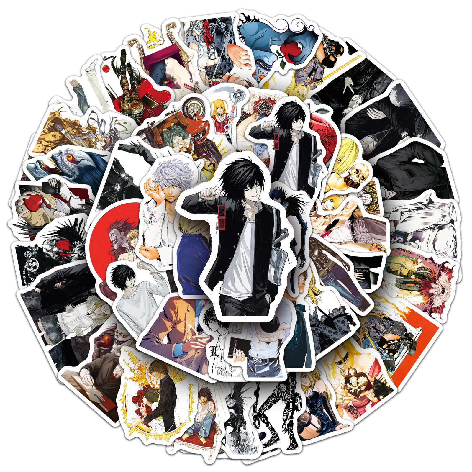 50PCS Death Note Stickers Yaga - Death Note Replica 评论和价格