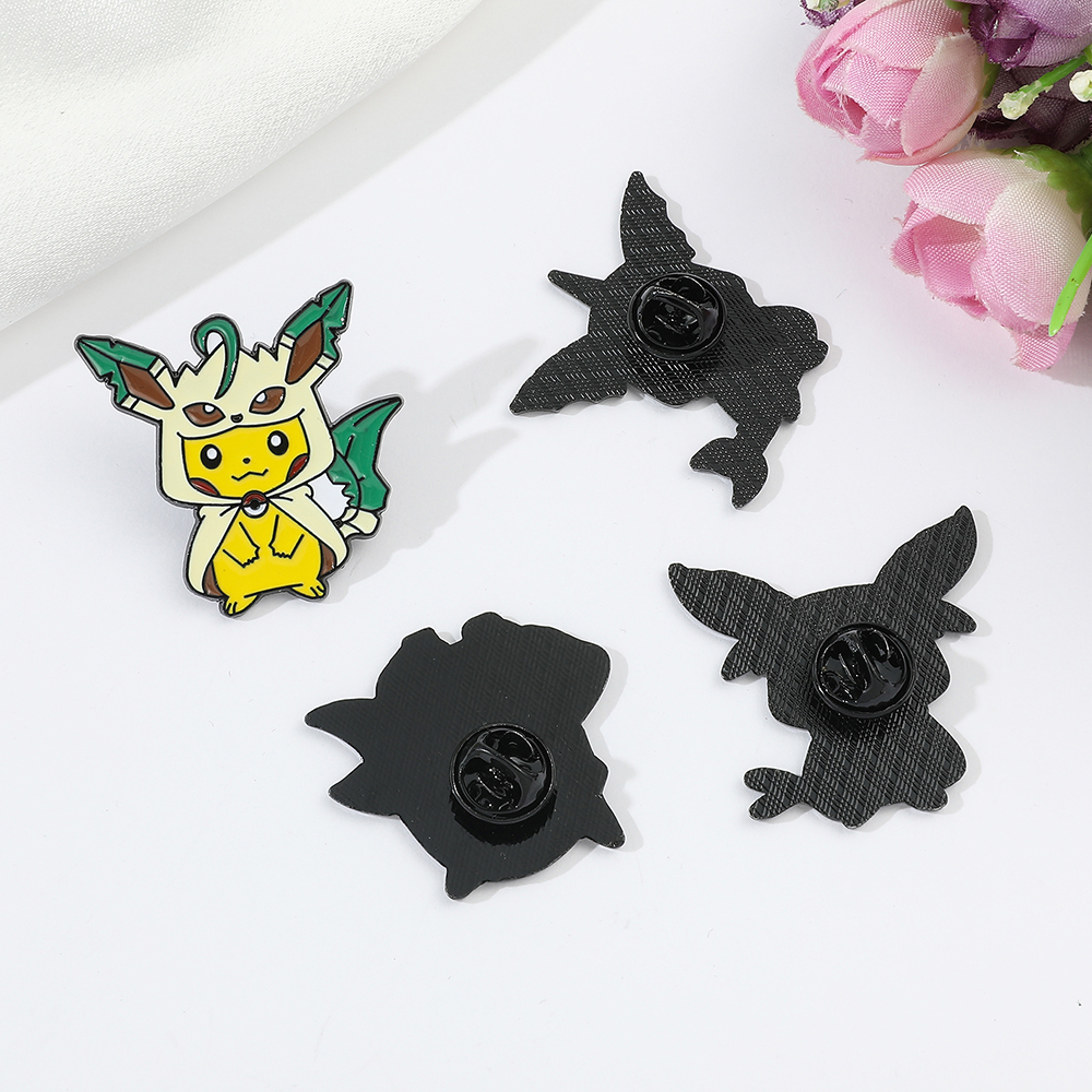 9 Pcs Creative Cartoon Brooch  - Anime Cosplay Pokemon 评论和价格
