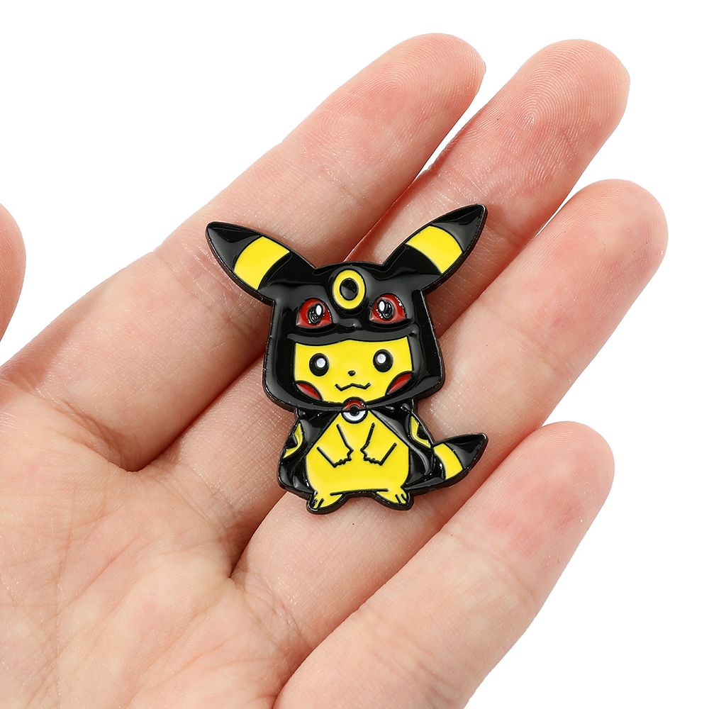 9 Pcs Creative Cartoon Brooch  - Anime Cosplay Pokemon 评论和价格