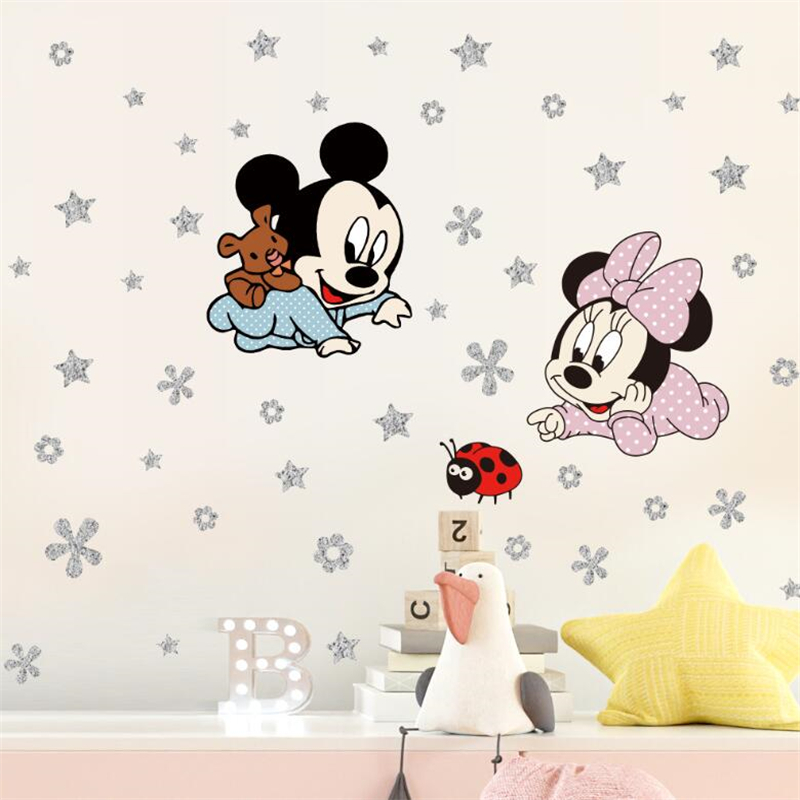 Cartoon Mickey Minnie Mouse Ba - Anime Cosplay Wallpaper 评论和价格