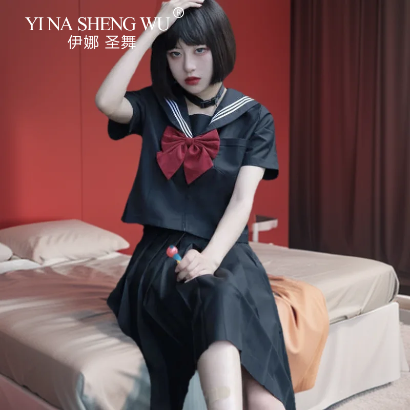 BLACK Orthodox College Style J - Anime Cosplay Korean Girl 评论和价格