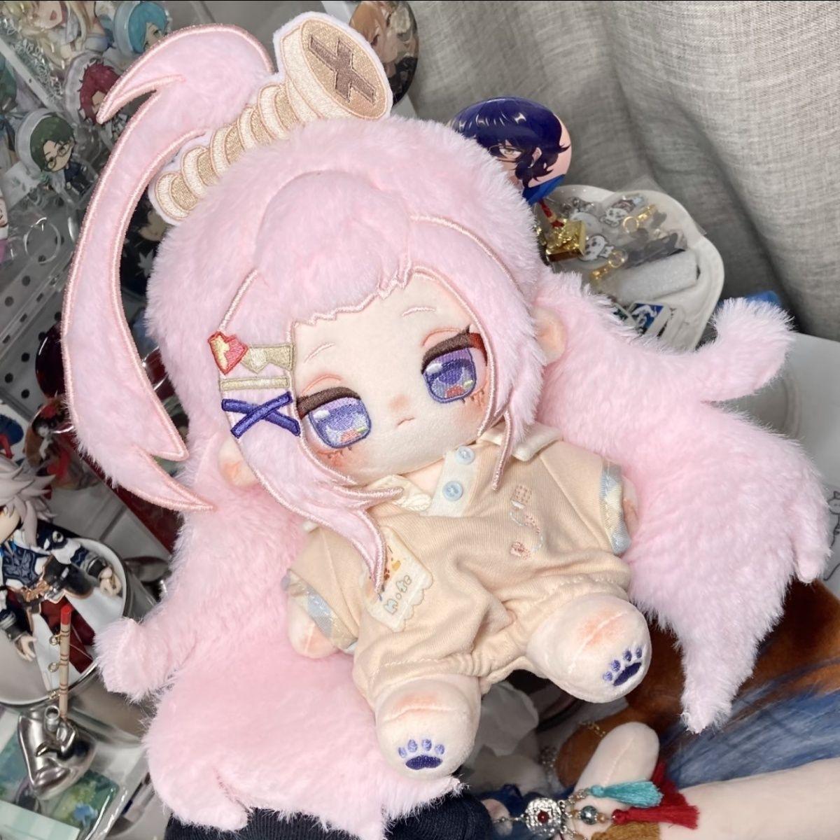 20cm Genshin Impact Plush Anim - Anime Cosplay Characters 评论和价格