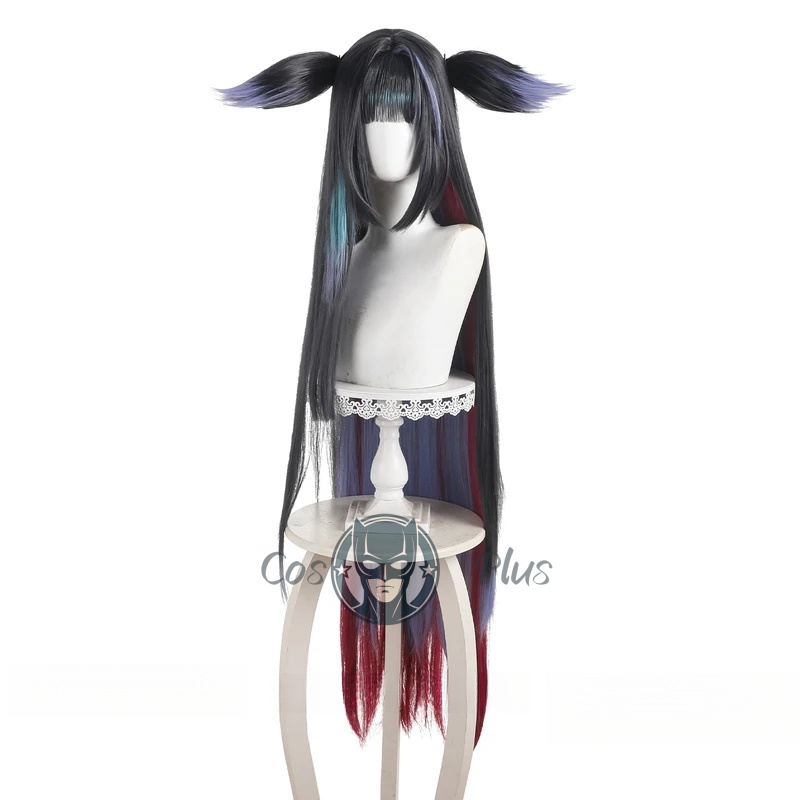 Arknights Mio Cosplay Wig Blac - Anime Cosplay Girl With Black Hair 评论和价格