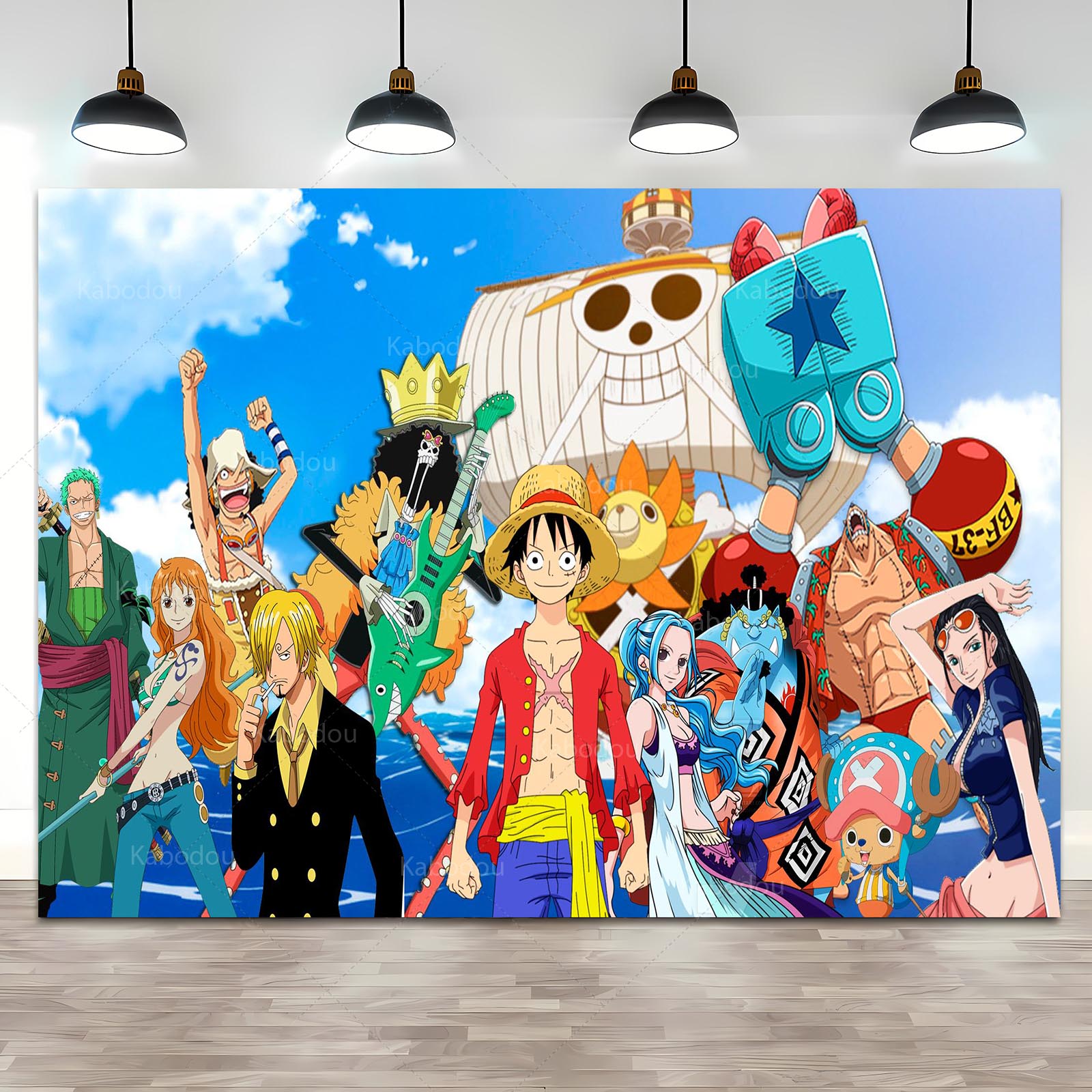 Anime One Piece Luffy Backdrop - Anime Cosplay Pokemon 评论和价格