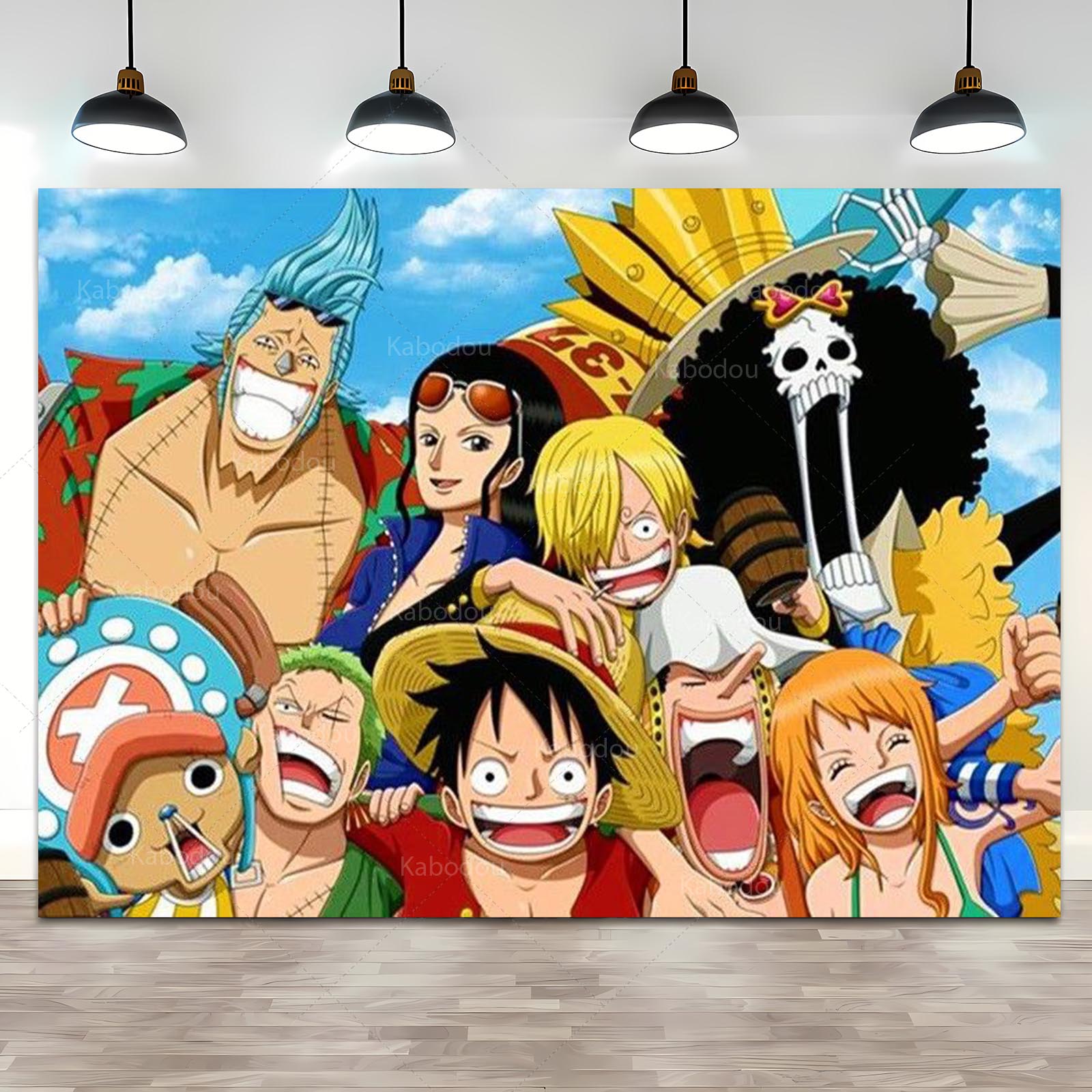 Anime One Piece Luffy Backdrop - Anime Cosplay Pokemon 评论和价格
