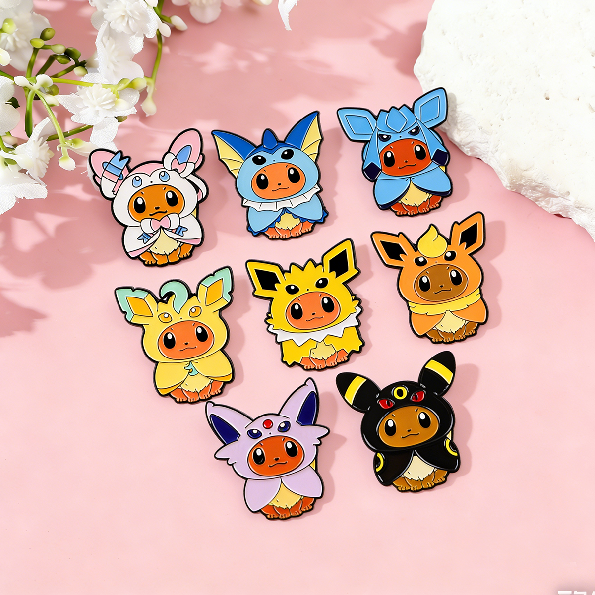 8Pcs Creative Cartoon Pokemon  - Anime Cosplay Pokemon 评论和价格