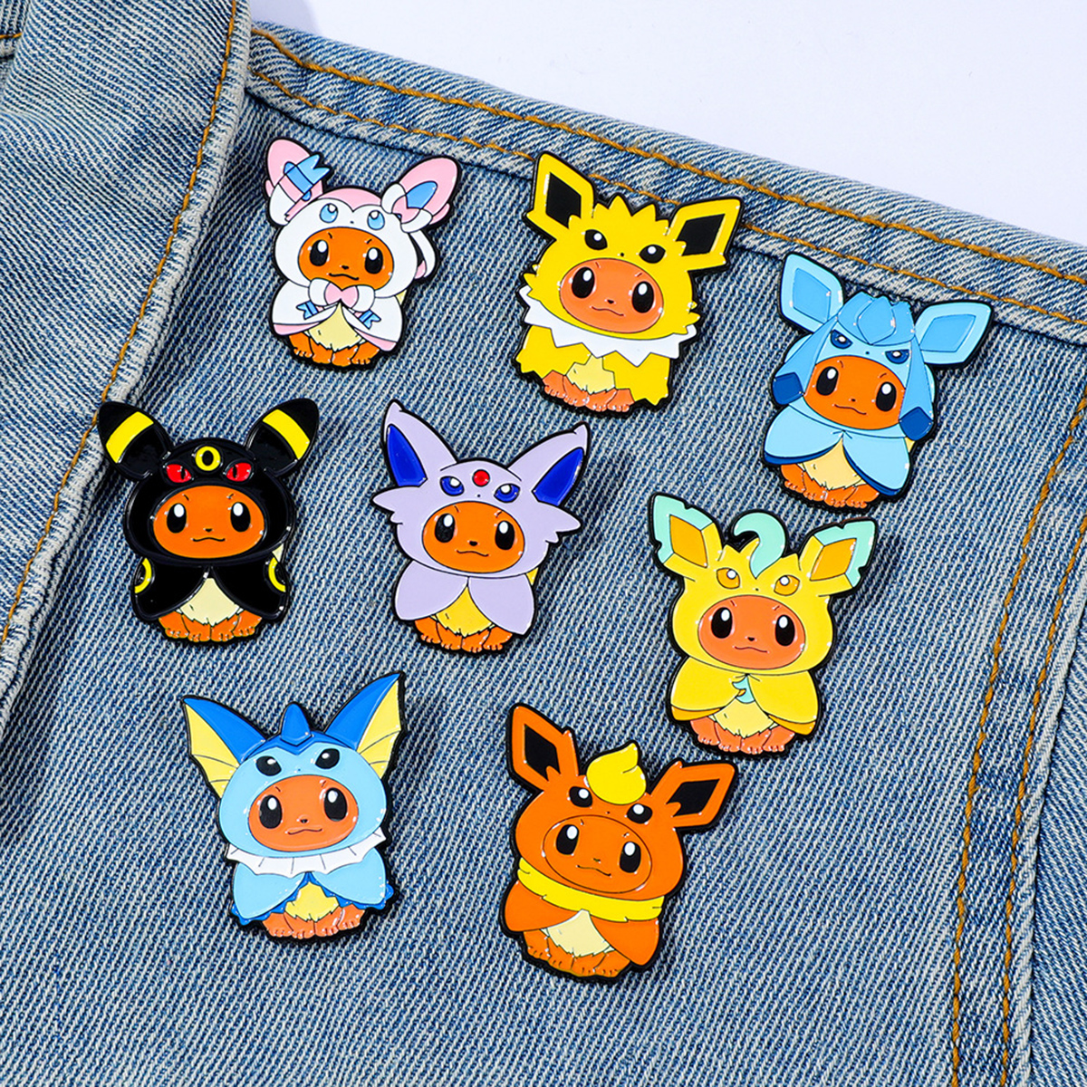 8Pcs Creative Cartoon Pokemon  - Anime Cosplay Pokemon 评论和价格