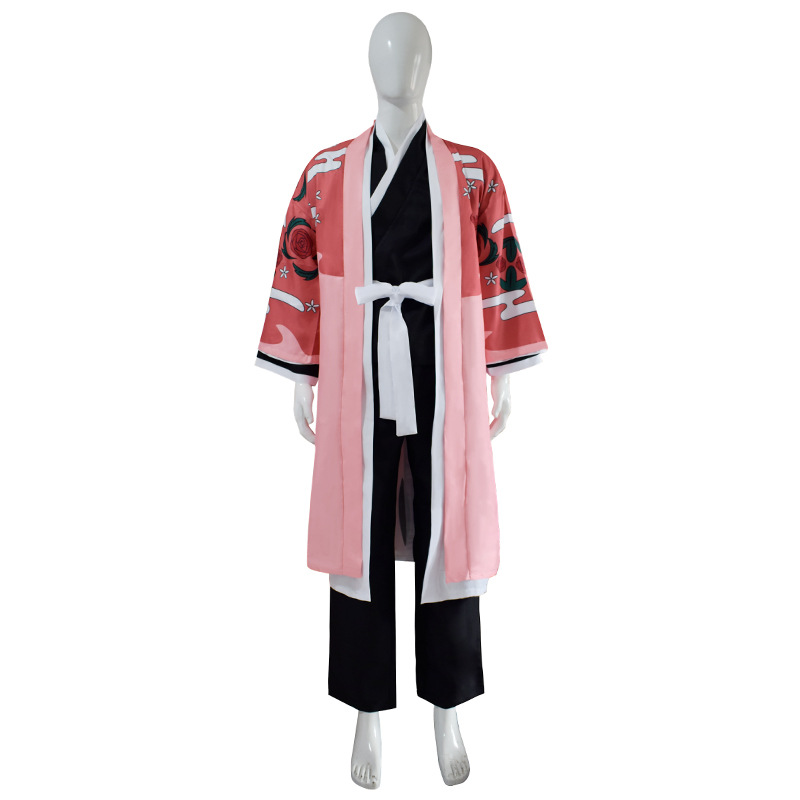Kyoraku Shunsui Cosplay Costum - Bleach Captain Coat 评论和价格
