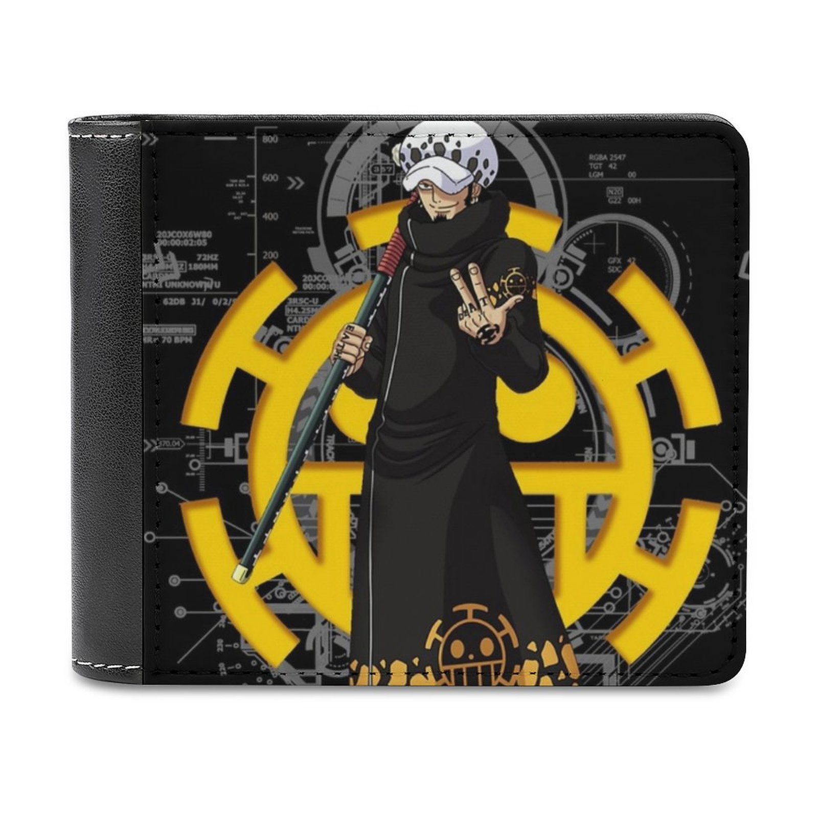 Trafalgar Law Men Wallet Pu Le - Death Note Replica 评论和价格