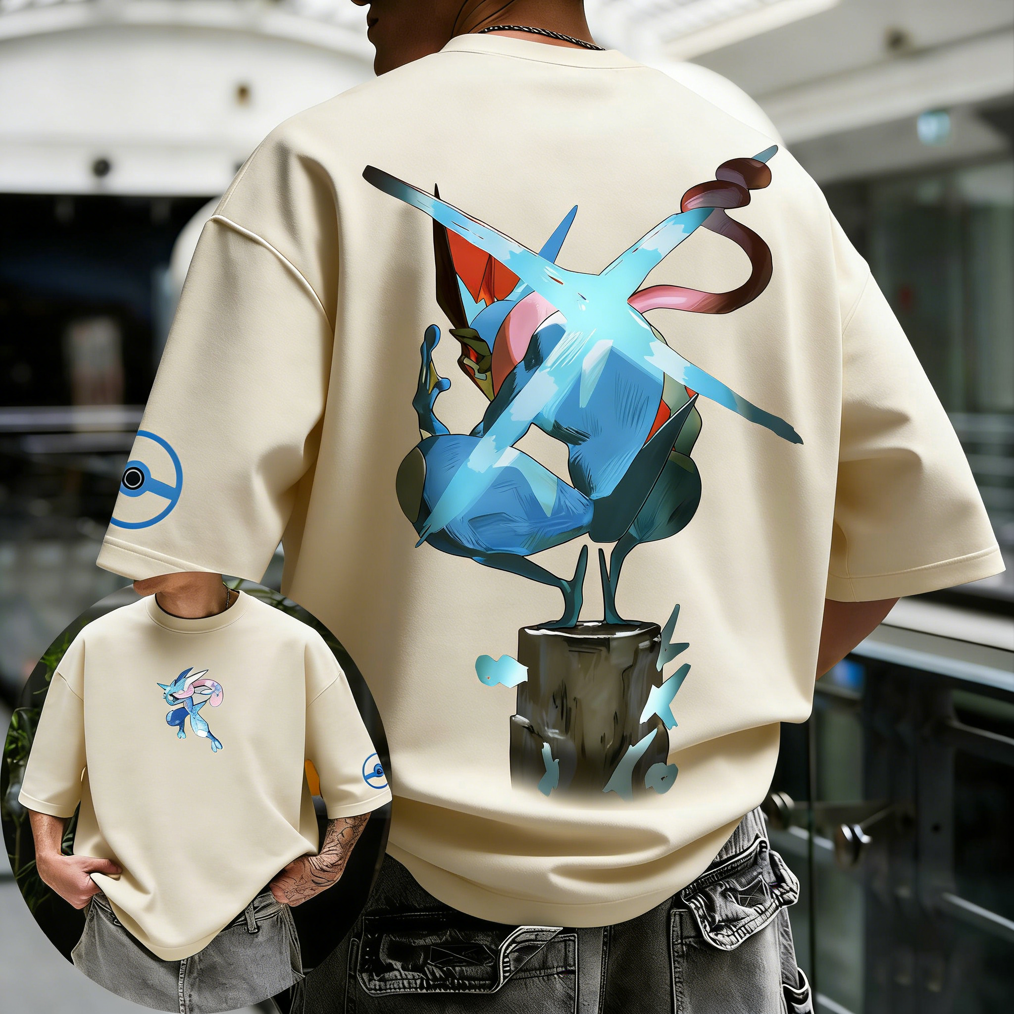 Pokémon Anime Greninja Printed - Anime Cosplay Pokemon 评论和价格