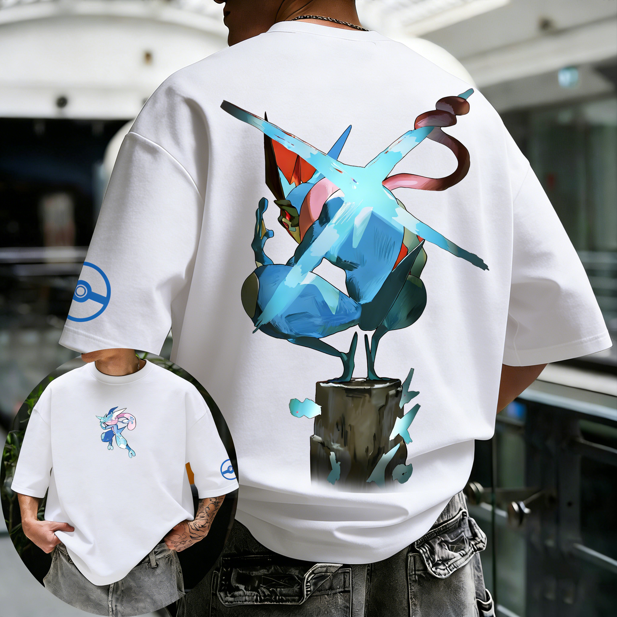 Pokémon Anime Greninja Printed - Anime Cosplay Pokemon 评论和价格