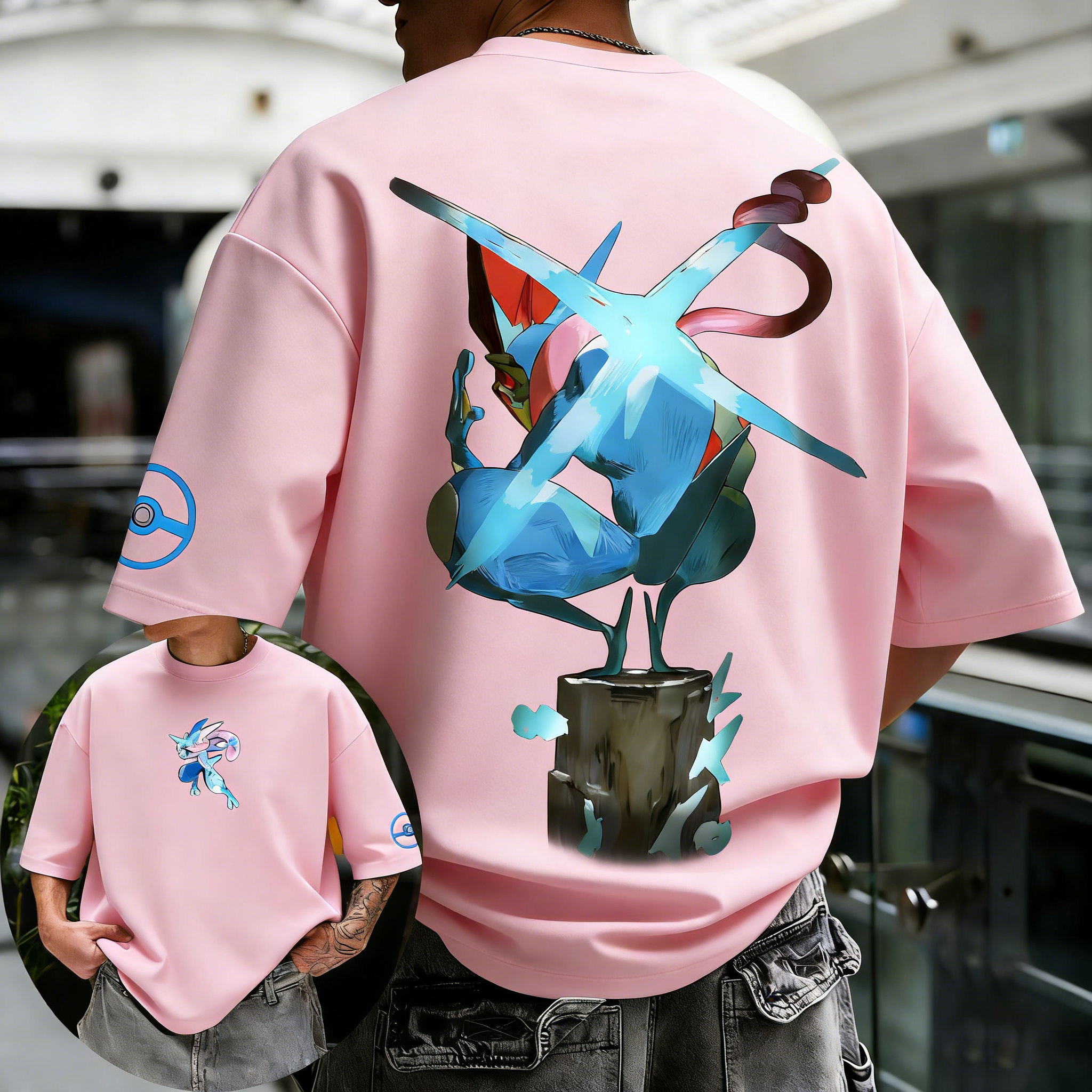 Pokémon Anime Greninja Printed - Anime Cosplay Pokemon 评论和价格