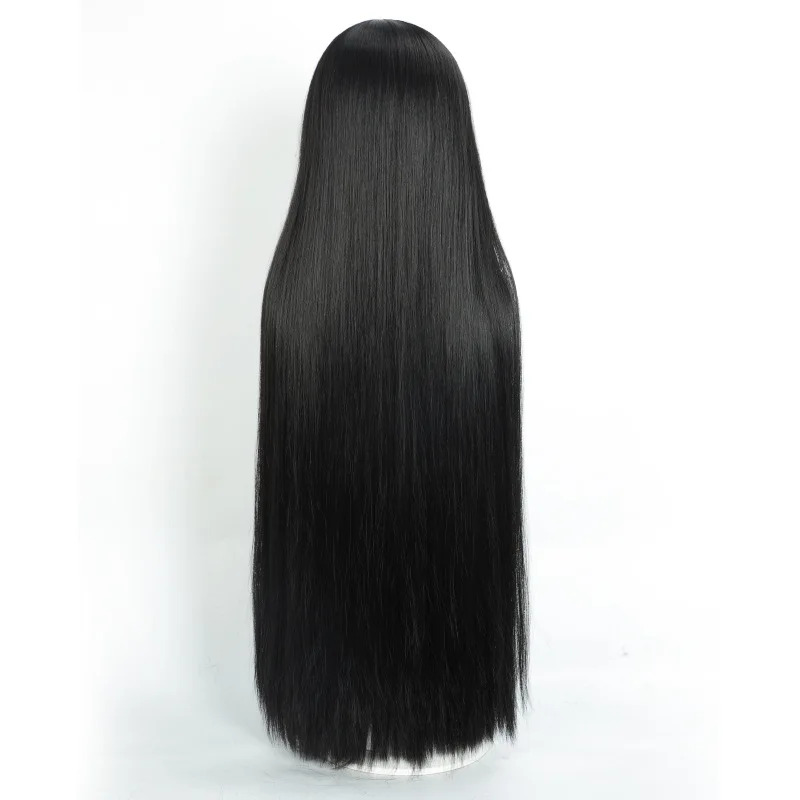 qq28LQOsaragi Wig Gothic Taro  - Anime Cosplay Girl With Black Hair 评论和价格
