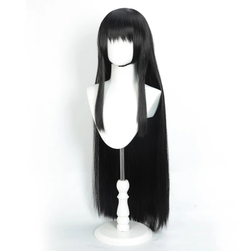 qq28LQOsaragi Wig Gothic Taro  - Anime Cosplay Girl With Black Hair 评论和价格