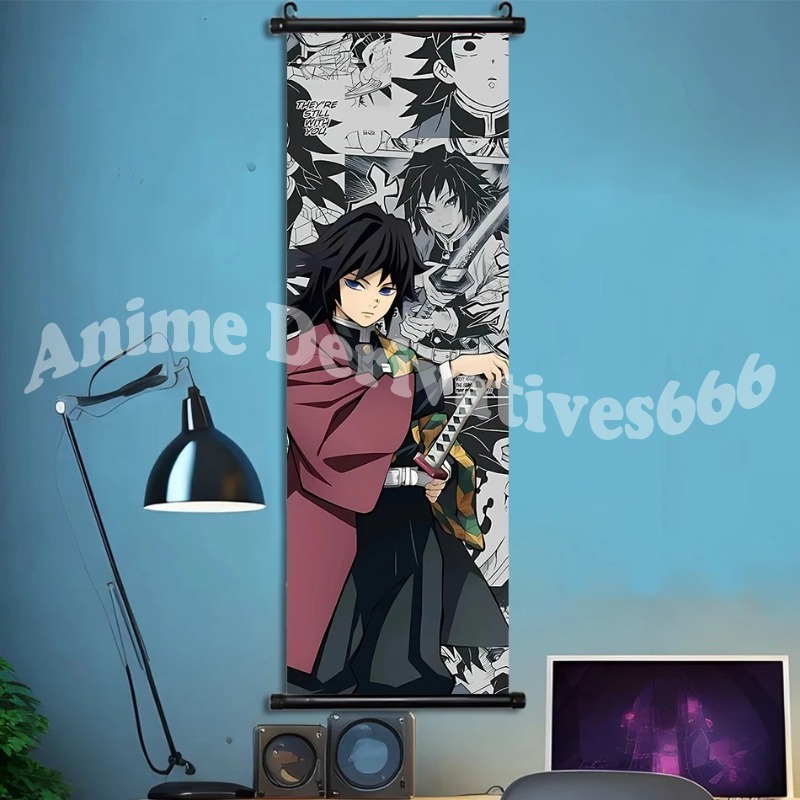 Giyu Tomioka Demon Slayer Wall - Anime Cosplay Wallpaper 评论和价格