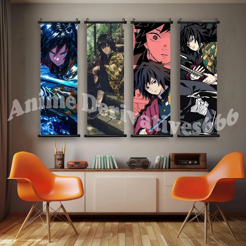 Giyu Tomioka Demon Slayer Wall - Anime Cosplay Wallpaper 评论和价格