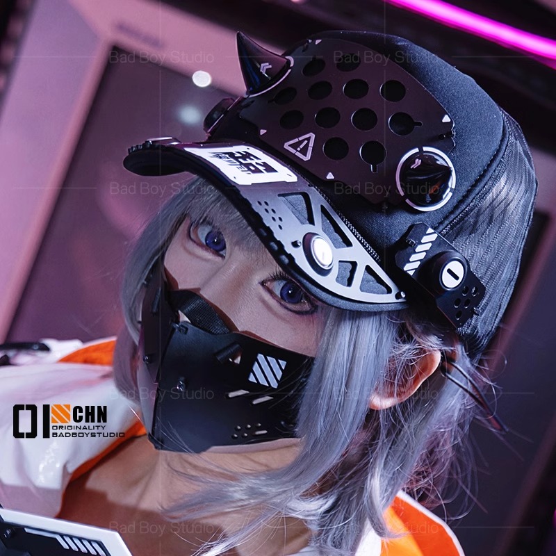2025 Game Cyberpunk Cosplay Ma - Anime Cosplay With Mask 评论和价格